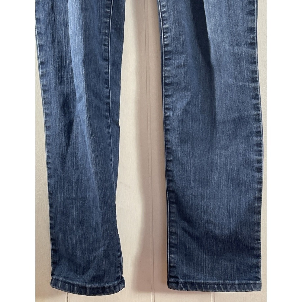 17/21 Exclusive Stretch Blue Mid Rise Straight Leg Denim Jeans Size 8 spring - Picture 7 of 16